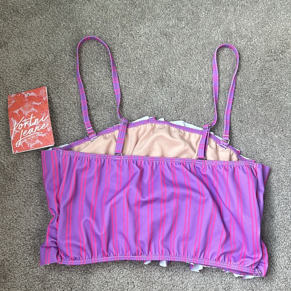 ☀️ Kortni Jeane Ruffle Top 💜 - Picture 2 of 3